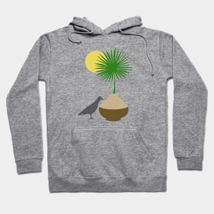 Boho Bird and Pot Hoodie